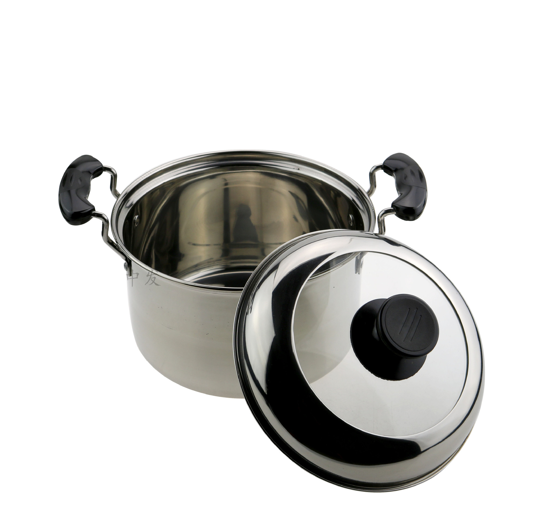 康伯纳不锈钢无磁1.2厘特厚组合盖美式高锅 钢盖汤煲汤锅电磁炉通