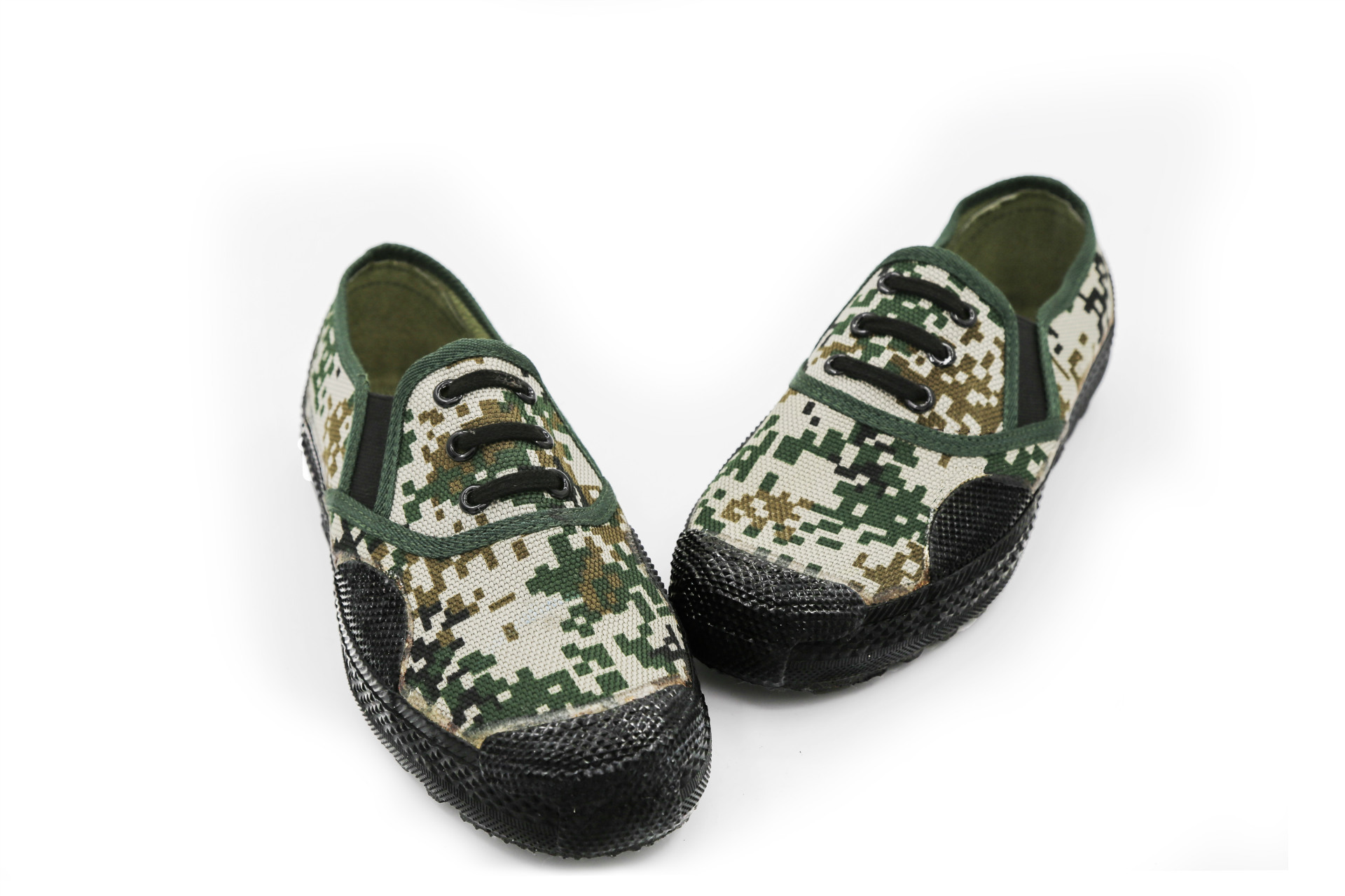 厂家直供时尚迷彩布鞋解放鞋87系列作训鞋一脚蹬懒人鞋-阿里巴巴