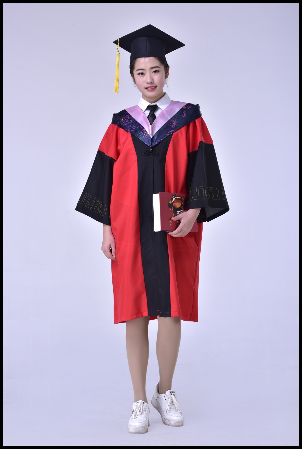 批发导师服 毕业典礼服装学位服 文理工科垂布学位帽厂家直销