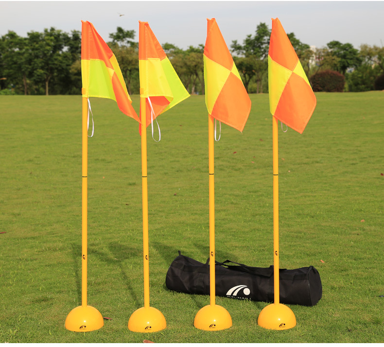 套装足球训练标志杆足球绕杆足球角旗校园足球装备障碍杆警示杆
