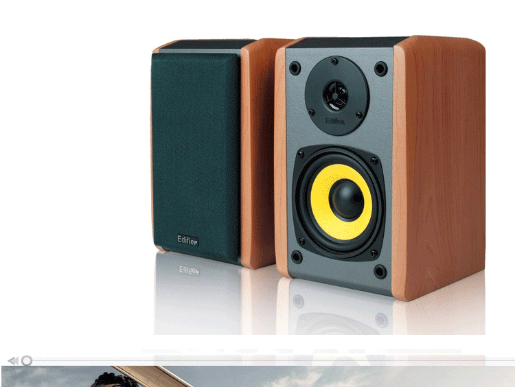 edifier/漫步者 r1000tc北美版 多媒体音箱2.0木质电脑音响低音炮