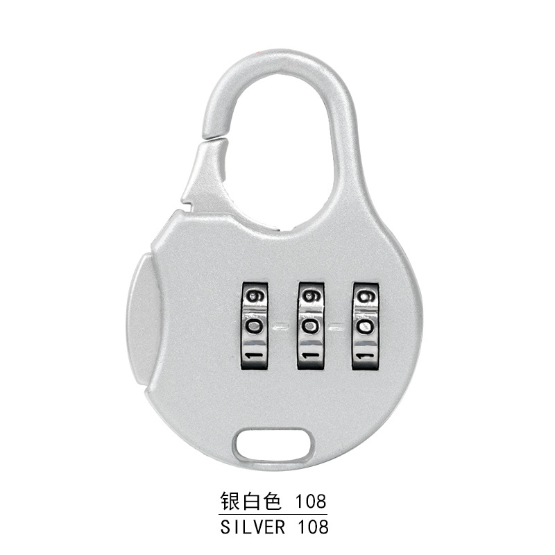 Factory in Stock Cartoon Security Lock Zinc Alloy Coded Lock of Bags and Suitcases Backpack Padlock Pencil Case Stationery Mini Small Lock