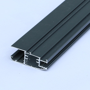 加工铝型材喷漆边框门窗料铝合金型材a6片纱窗帘配件材料厂家直销