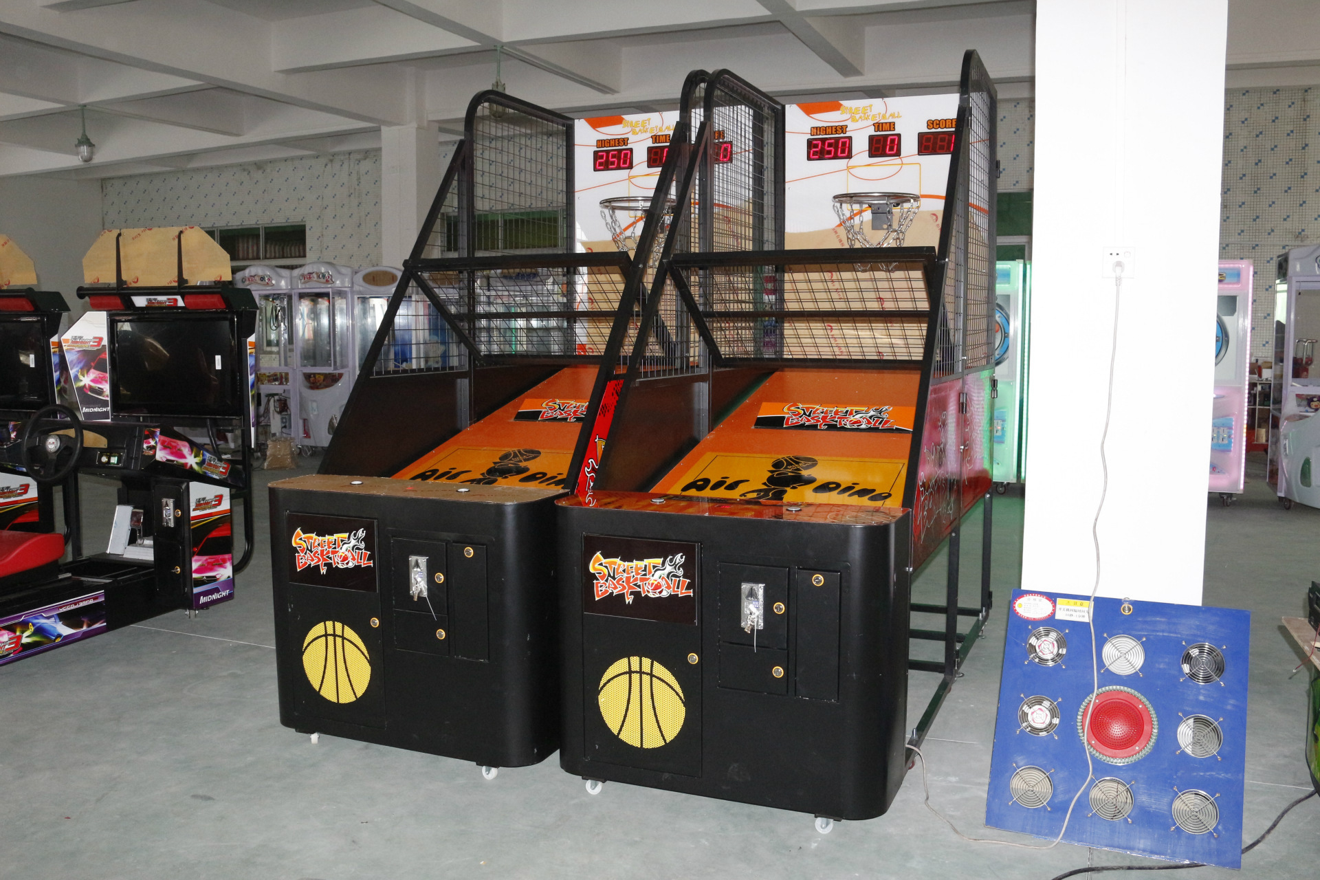 豪华电子投篮机 街头篮球机游戏机 成人室内篮球机电玩游乐设备