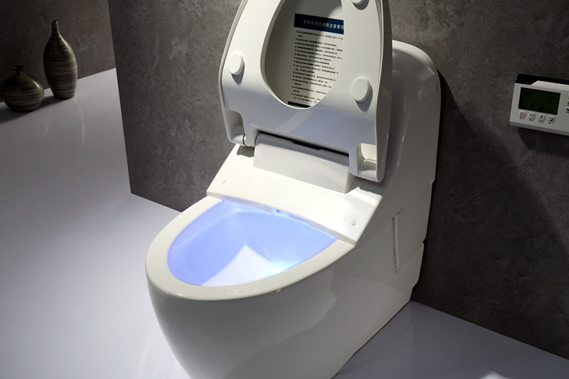 全自动冲水一体智能马桶 即热式遥控感应坐便器 多功能电子马桶