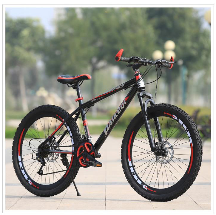 公路山地赛车自行车 禧马诺变速双碟刹减震21速26/24寸_邢台英特尔
