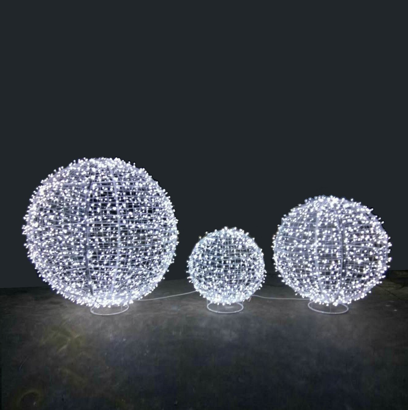 瑜虹户外景观草坪 多色变化 防水圆球灯 造型灯 led灯串