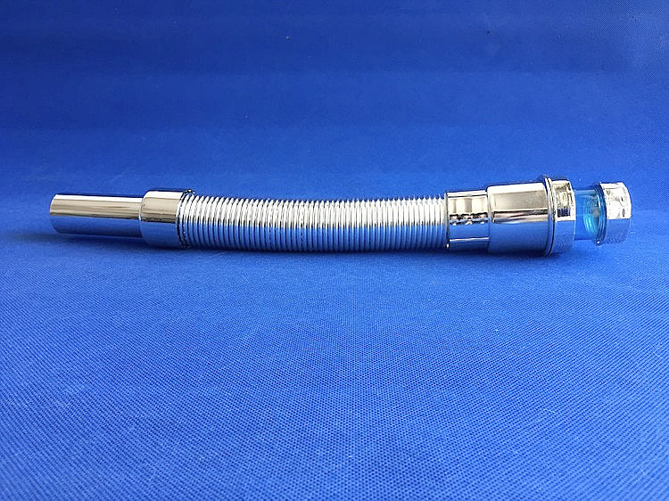 塑料万向排水pvc电镀下水管 伸缩排水管 陶瓷盆洗脸盆下水s弯蓝头