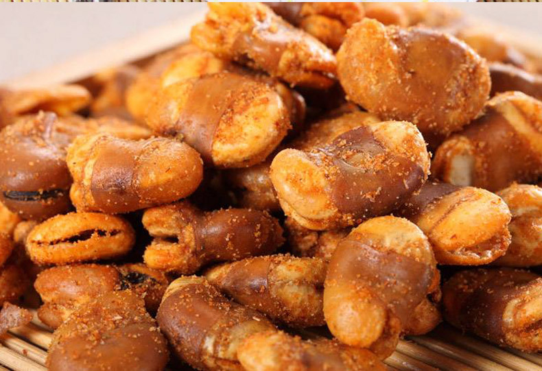 香酥蚕豆牛肉麻辣零食批发散装香辣味4斤/袋兰花豆休闲小吃酒鬼