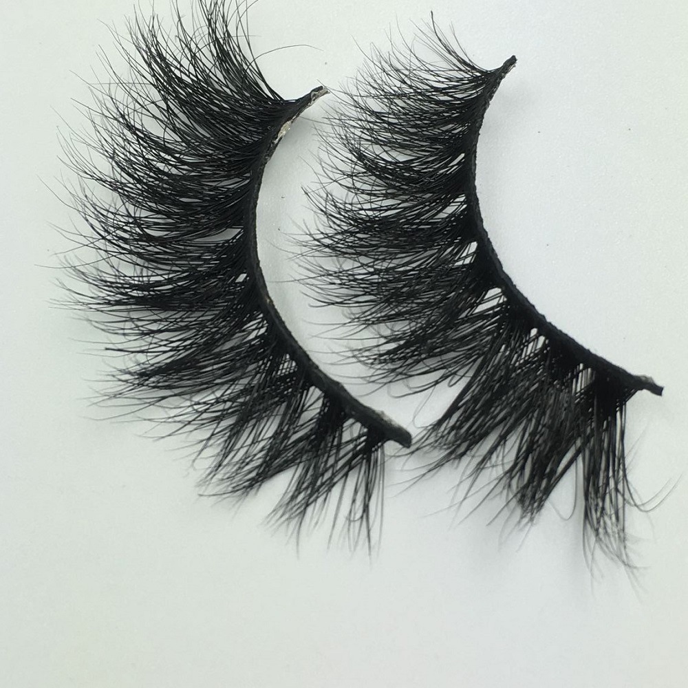 新品3d水貂毛眼睫毛 领款浓密柔软睫毛 自然卷翘畅销假睫毛 d6