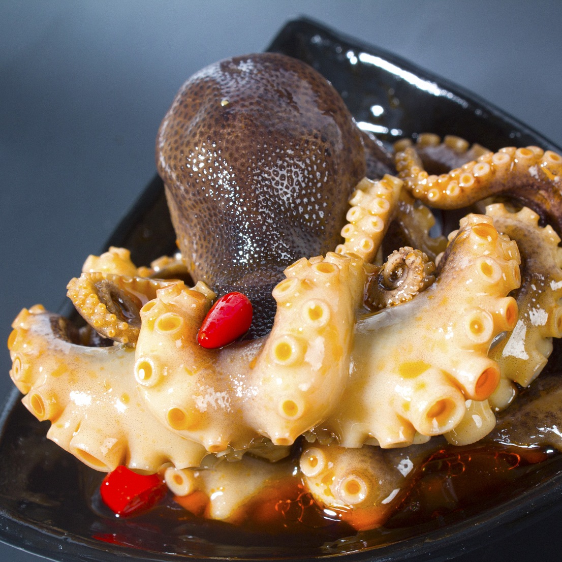 麻辣八爪鱼捞汁八爪即食海鲜罐装400g厂家直销