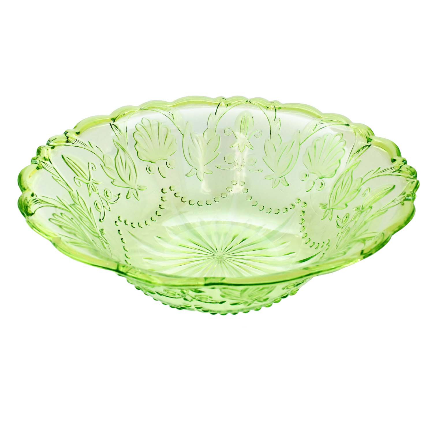 厂家直销干果盘零食盘创意透明圆形婚庆欧式时尚塑料果盘水果篮