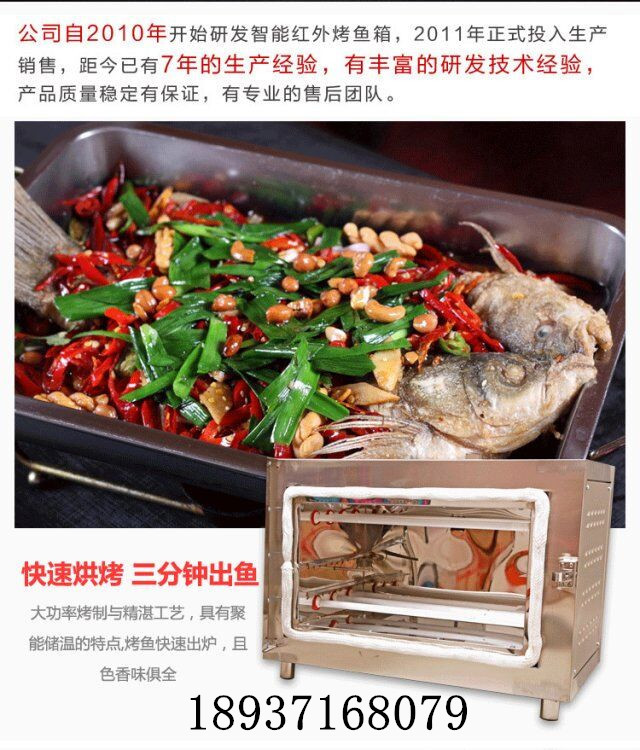 石英加热管材质的电烤鱼炉 烤鱼电烤箱批发商价格