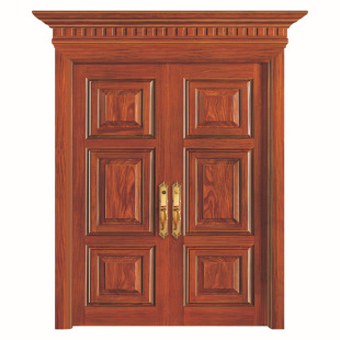 进户双开实木门