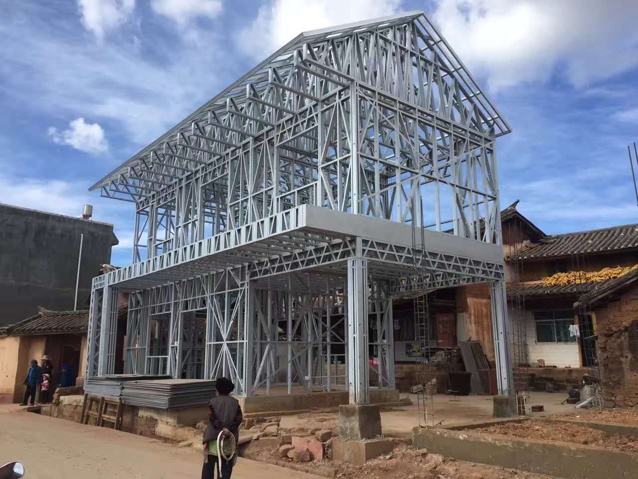 厂家生产轻钢龙骨骨架 轻钢龙骨批发 博众集成房屋轻钢龙骨加工