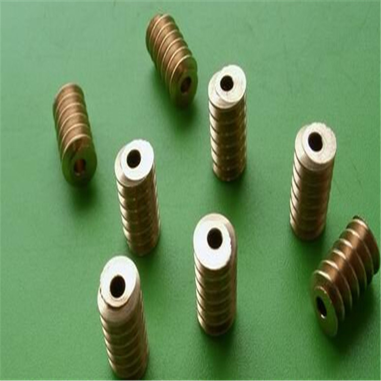 小模数蜗杆0.6单头1.98长度12紧配件内孔2毫米电机轴