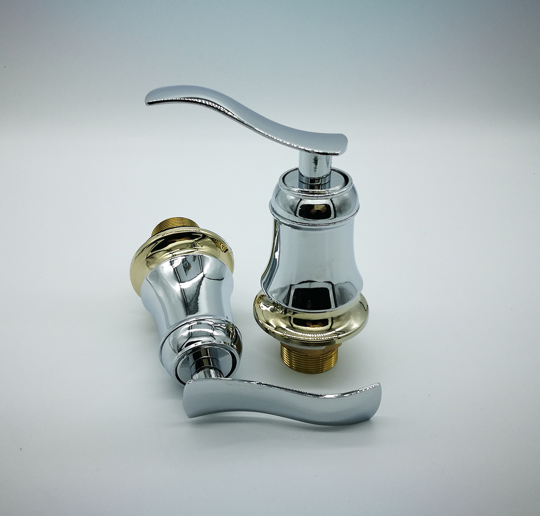 直销欧式银色浴室柜不锈钢龙头 冷热水龙头 可定制套件冷热水龙头