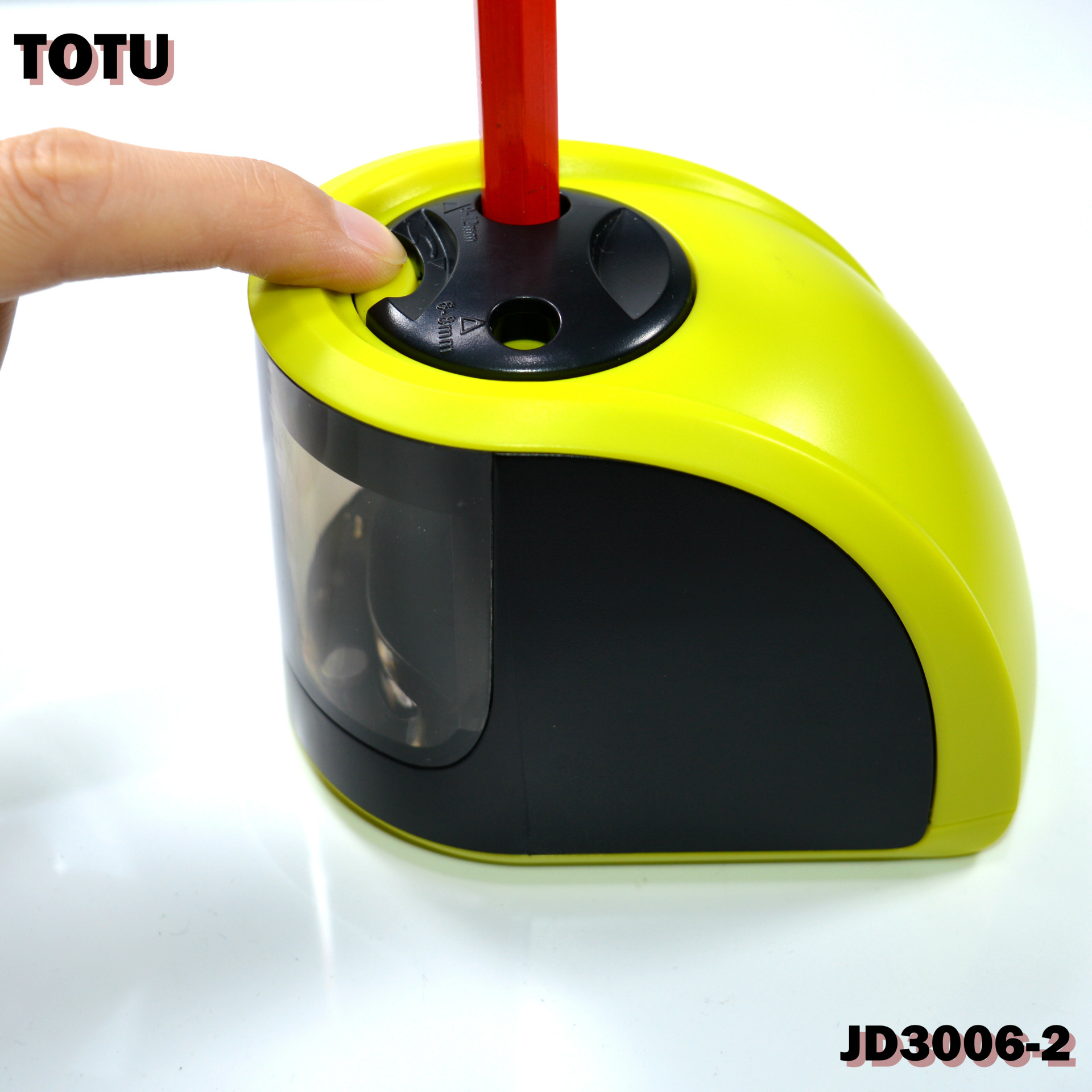 双孔卷笔刀电动削笔刀 创意文具用品电池usb两用削笔刀