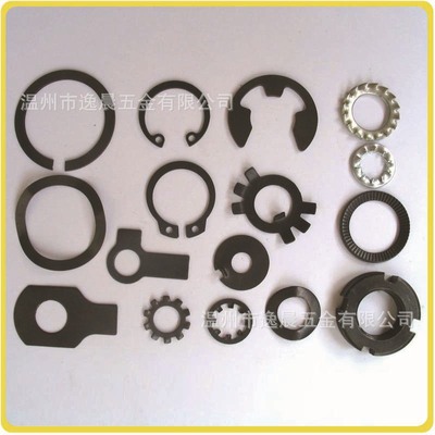 【工厂直销】 挡圈 轴承夹 圆螺母 轴卡 孔卡 内外齿 外卡 内卡