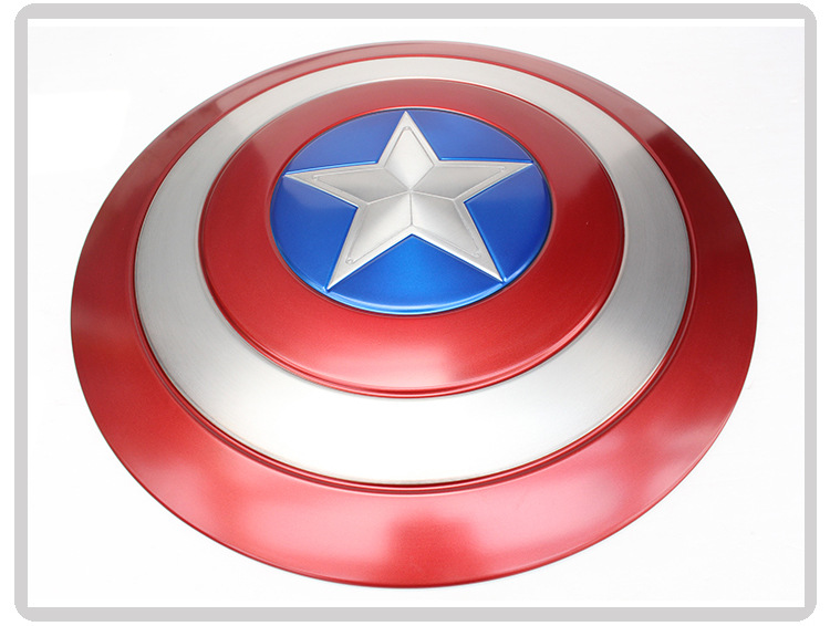 复仇者联盟2电影漫威美国队长3美国队长盾牌1:1全金属盾牌武器