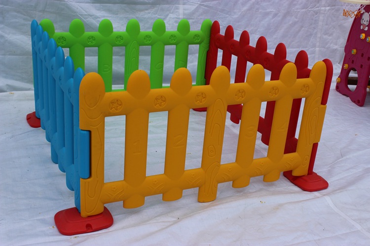批发幼儿园户外彩色围栏塑料小栅栏儿童防护栏淘气堡围栏