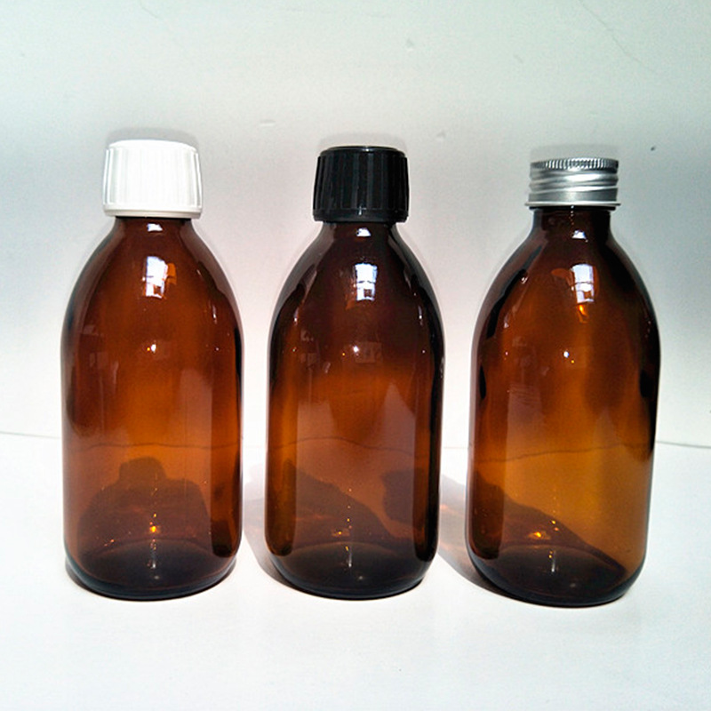 厂家直销防透光棕色玻璃药瓶铝盖密封保健品药瓶医用药丸胶囊瓶