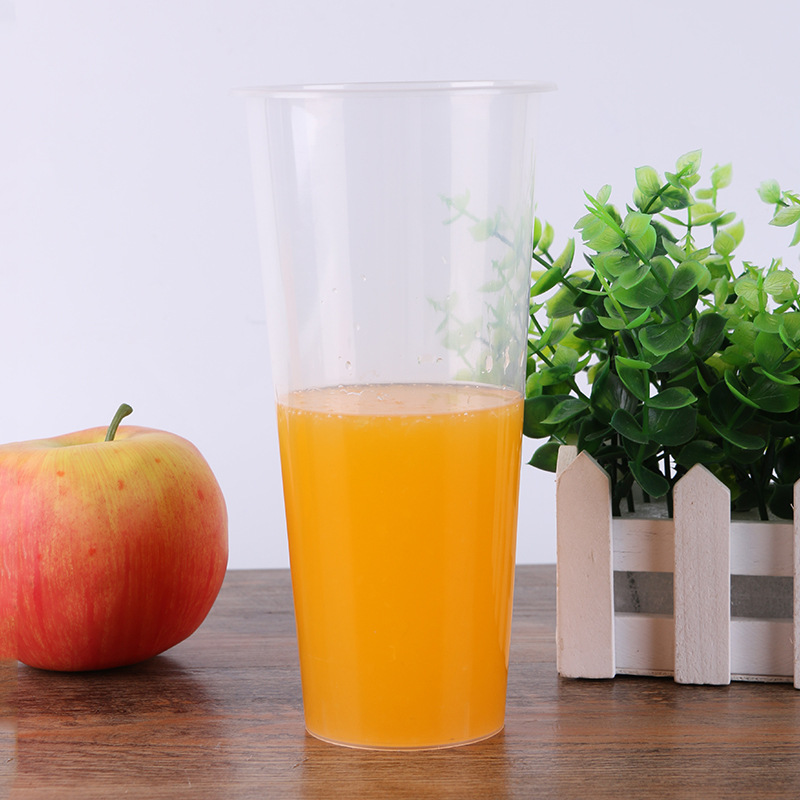 700ml注塑杯 700ml奶茶杯 700mlpp注塑杯 一次性塑料杯