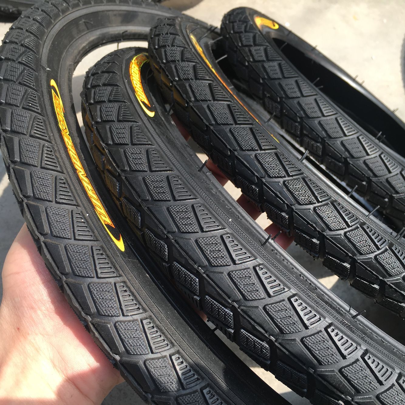 东岳自行车外胎1214 16 20寸24*1.75折叠车外胎单车胎小轮车轮胎