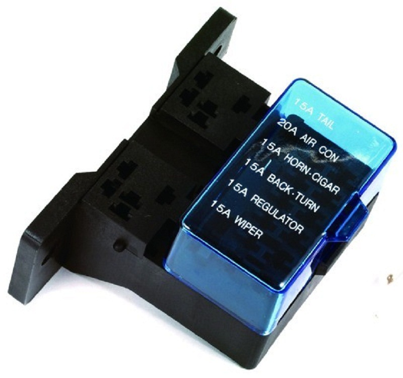 cy119 6路保险丝座,带继电器保险座