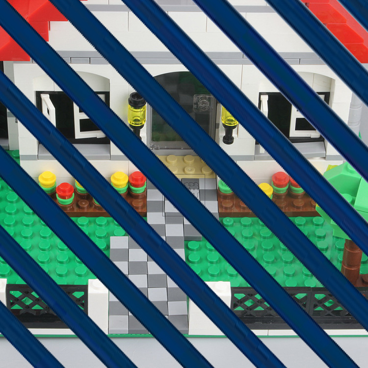 乐拼24027创意科技系列美式别墅拼装拼插积木益智玩具