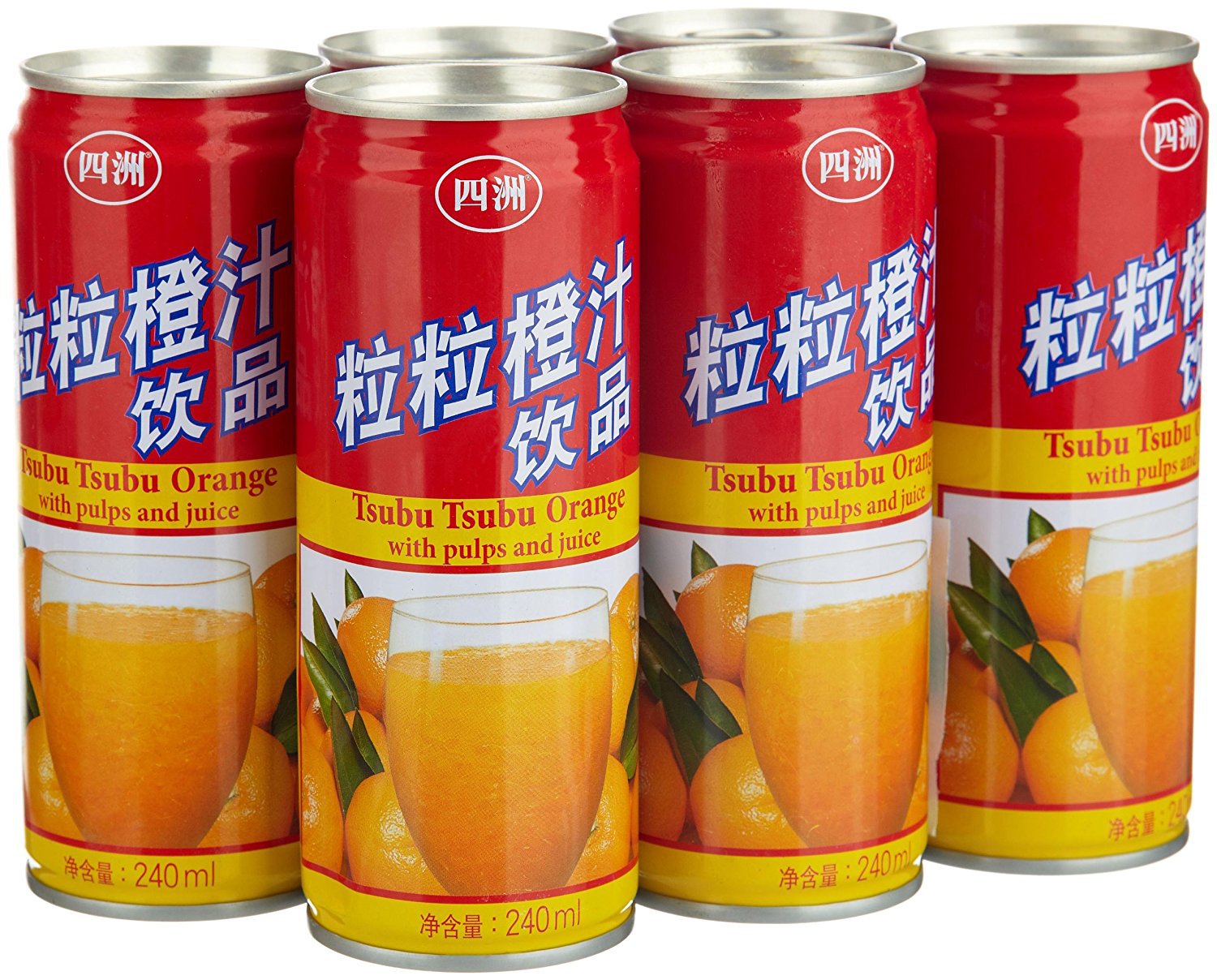 四洲粒粒橙 橙汁饮品240ml