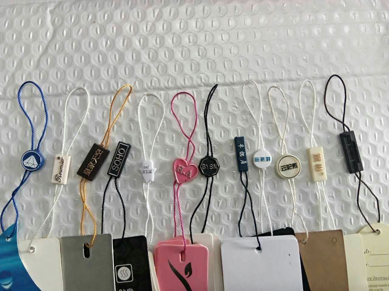 现货服装辅料吊牌绳 手穿线绳 服装吊粒定做 吊牌扣吊牌绳可定制