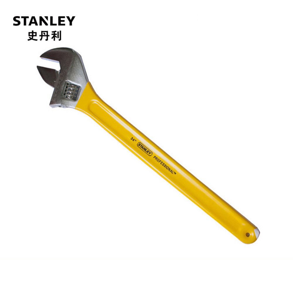 史丹利 黄色沾塑活动扳手24寸 全长600mm97-797-23维修工具支付方式