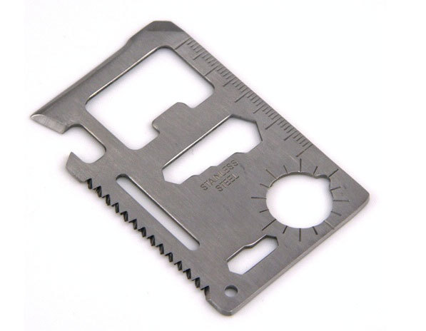 户外野营工具不锈钢刀卡多功能刀卡组合工具卡求生卡