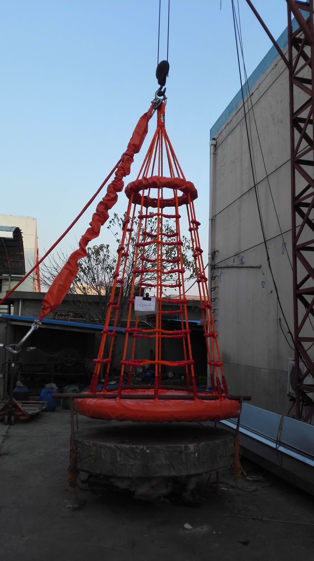 海上平台载人吊栏吊篮吊栏平台吊笼5人船用可吊式吊笼ccs