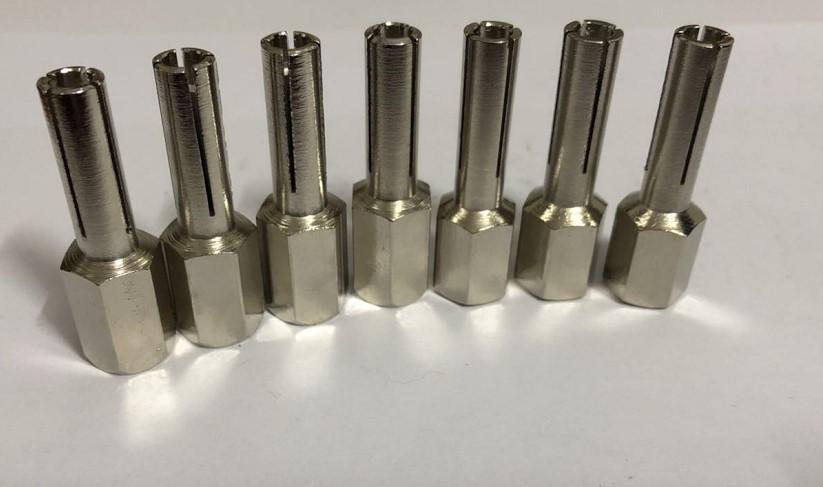 焊机螺柱夹头,导电夹头,导电嘴,m3/5/6/8/10/12螺柱焊机夹头