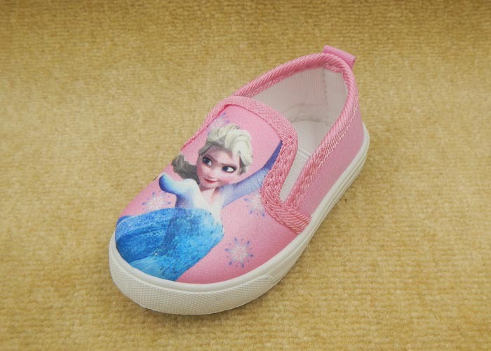 特价2017秋季新款儿童布鞋 冰雪奇缘frozen安娜公主鞋广州童鞋