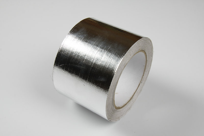 铝箔纤维胶带 玻璃纤维布铝箔阻燃隔热密封屏蔽加厚铝箔胶带厂家