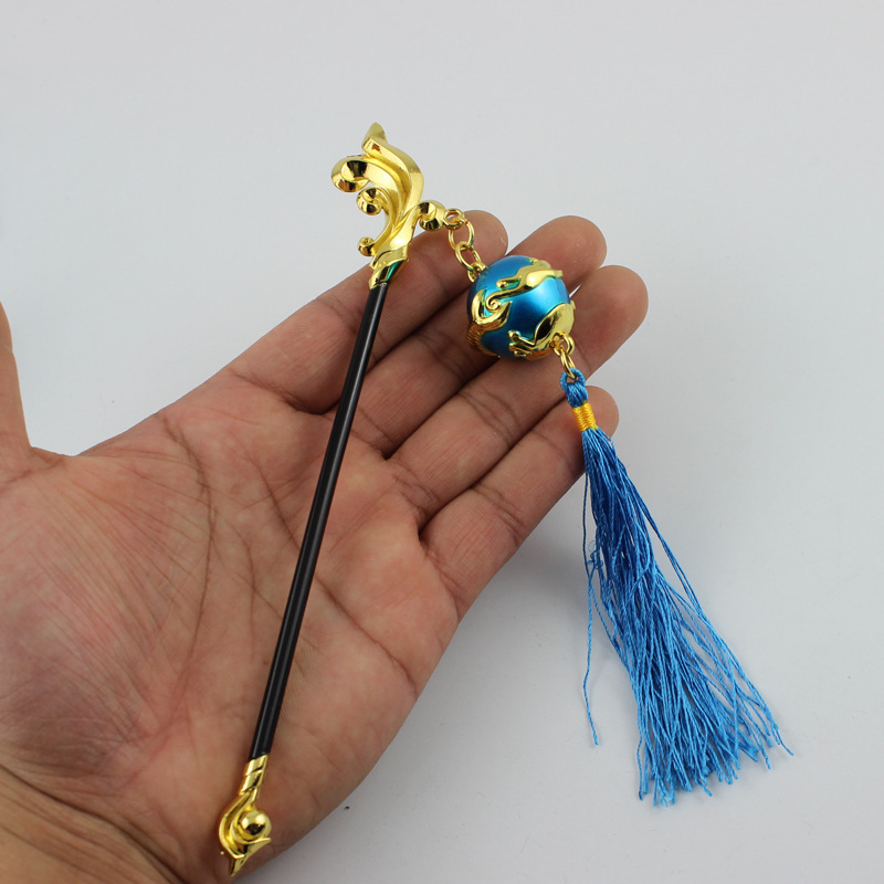 王者周边 大乔苍海之曜灯笼武器 17厘米合金兵器