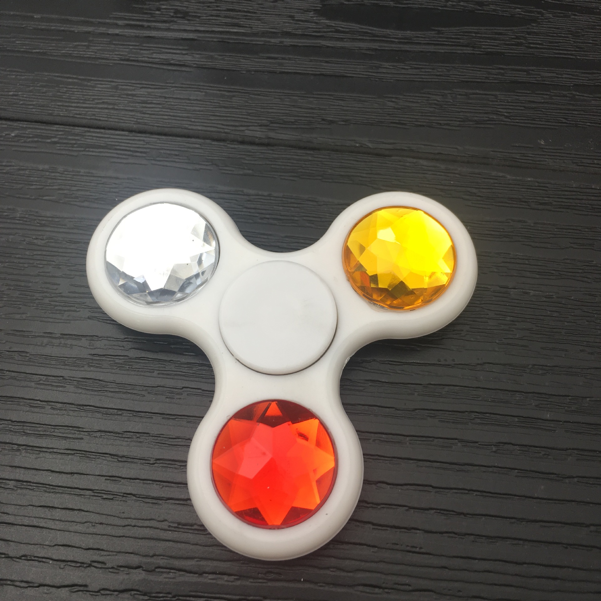 指尖陀螺金属塑料旋转指间两叶手指成人解压玩具掌上玩具减压神奇