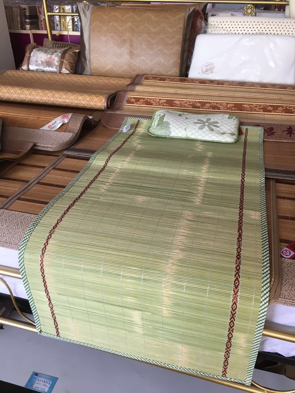 厂家凉席批发竹席儿童凉席批发幼儿园席子婴儿午睡席儿童竹席批发