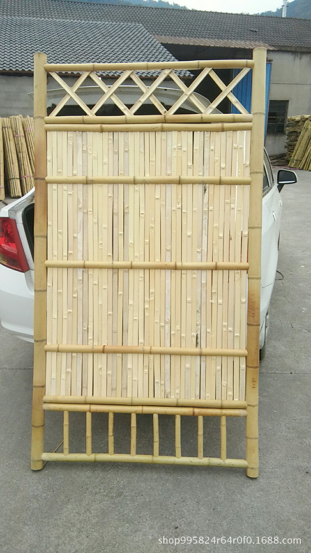 竹篱笆门户外 花园围栏墙庭院隔断田园竹栅栏院子阳台装饰屏风