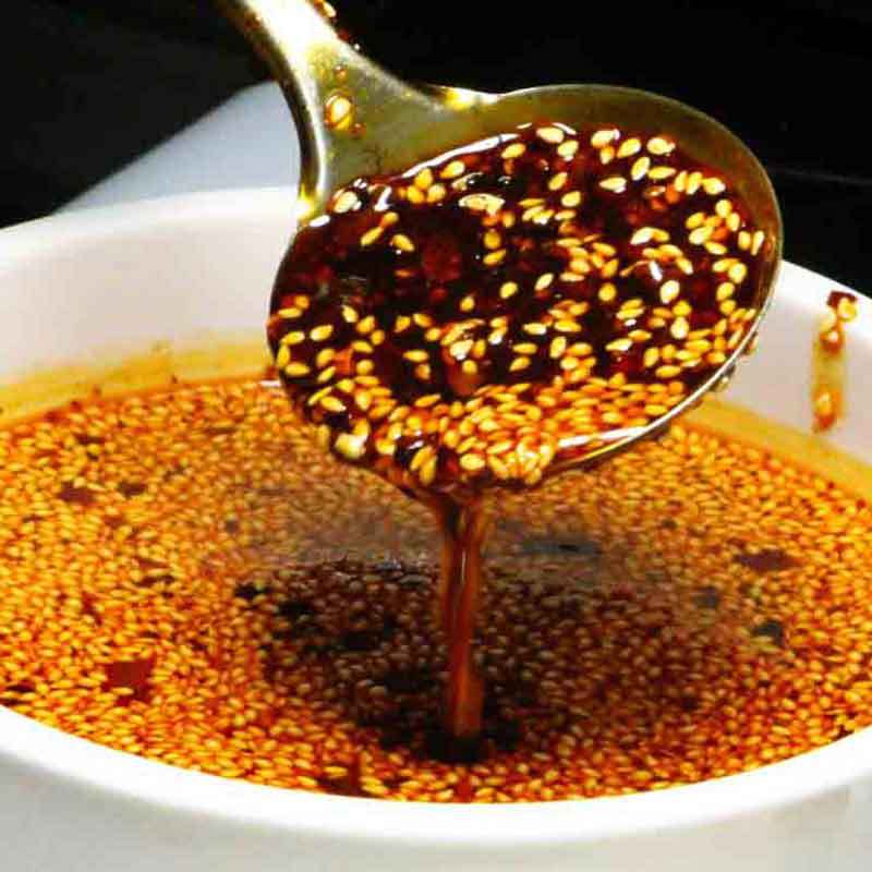 重庆顶珠油辣子500g海椒红油 自制辣椒油油泼辣子凉拌蘸料