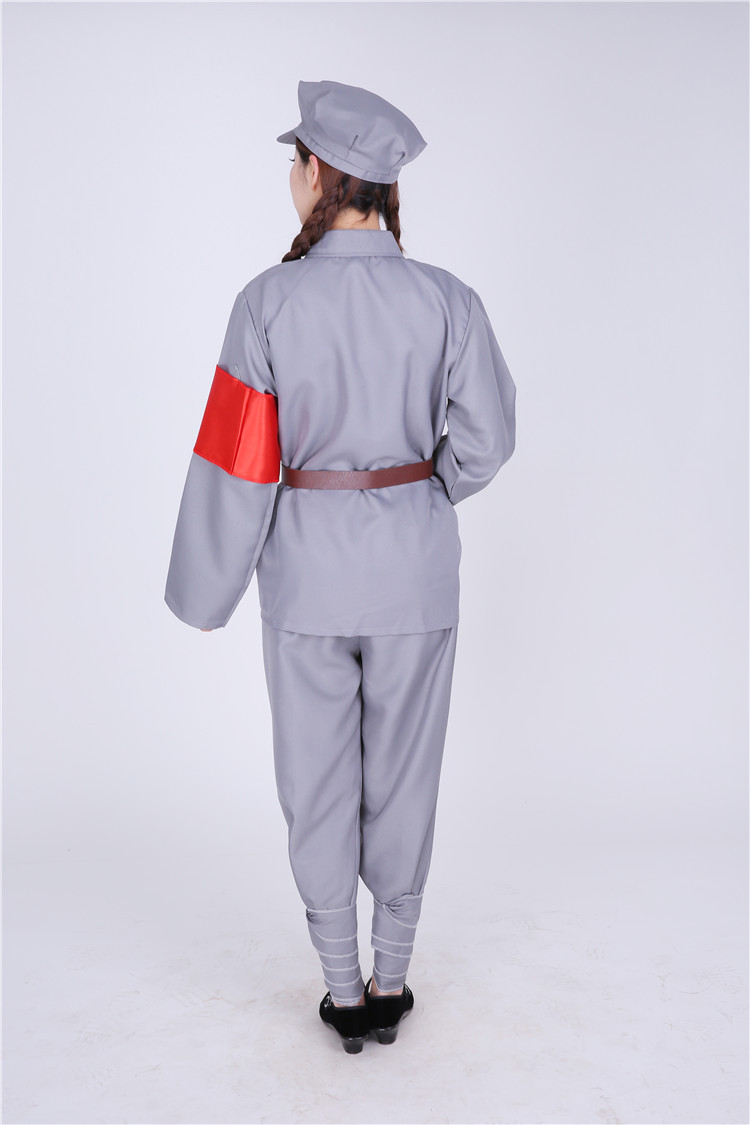 红军长征舞蹈衣服成人红卫兵团革命服饰八路军服装演出服男女款