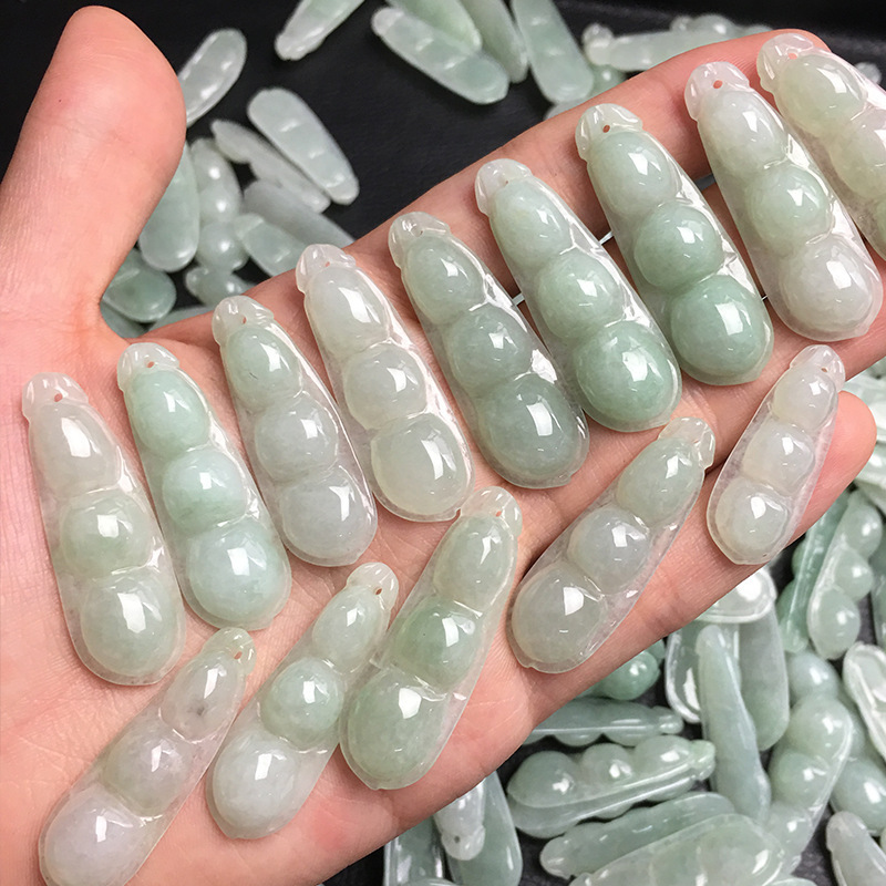 玉石翡翠 缅甸玉器a货小豌豆翡翠吊坠玉佛玉佩翡翠佩饰工艺品挂件