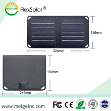 便携式solar charger太阳光手机充电器户外太阳能移动电源折叠板