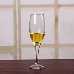 l15香槟杯 无铅玻璃170ml高脚笛形杯 人工吹制无色透明汽泡杯酒具