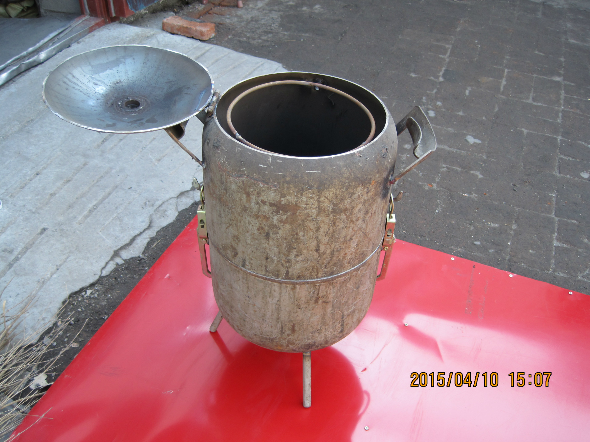 吊炉户外烧烤炉 煤气罐式烤炉分体炉子 送烧烤签子 野营炉烧烤箱