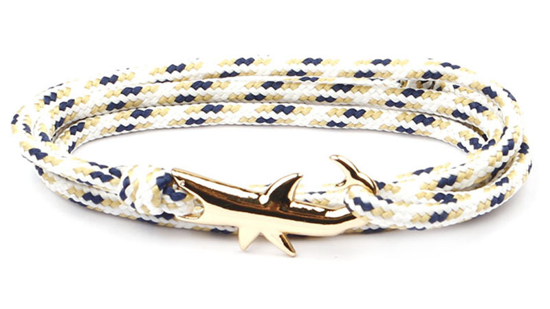 厂家直销 新款 欧美超个性 霸气鲨男女士手链 狂野鲨鱼动物饰品