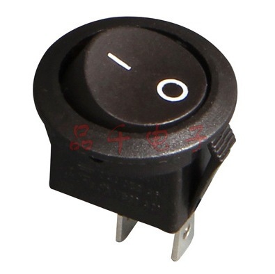 专业生产船型开关kcd1-107-22bb 2脚圆形翘板开关 i/o电源开关